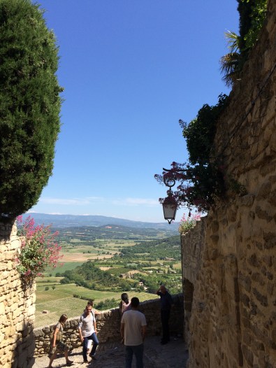 One of the stunning views in the Luberon