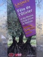 Flier for the Olive Tree Festival this weekend