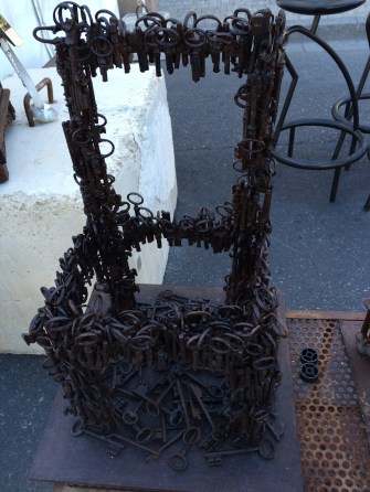 .... Or this one made from old keys!!!