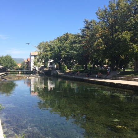 The pretty town of L'Isle Sur La Sorgue is worth a visit at any time but an Art & Antiques Fair makes it even more attractive!